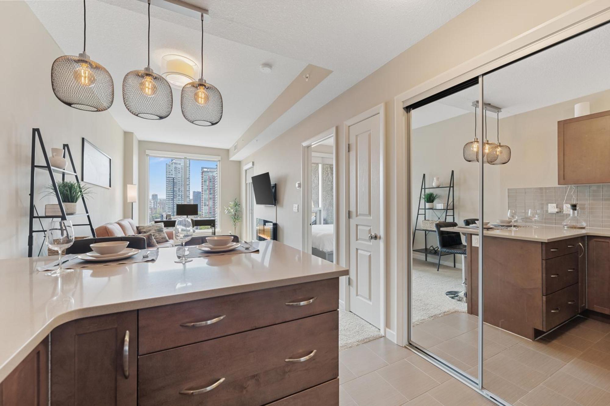 Heart Of Downtown Calgary Spacious Luxury Condo With Stunning Views And Premium Amenities Zewnętrze zdjęcie